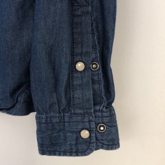 Thread and Cloth Blue Indigo Western shirt size M - Picture 2 of 6